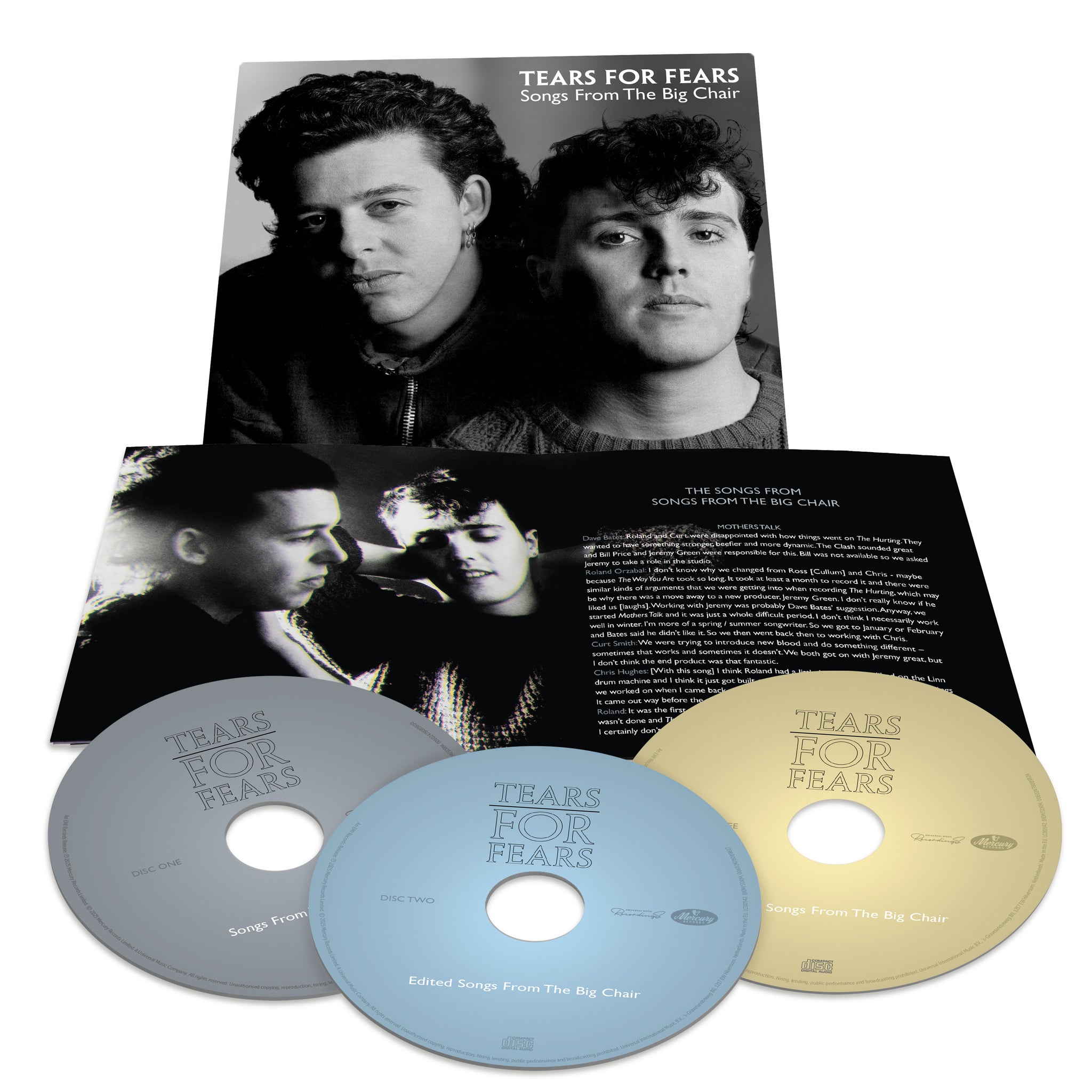 Songs From The Big Chair 3CD | Tears For Fears UK