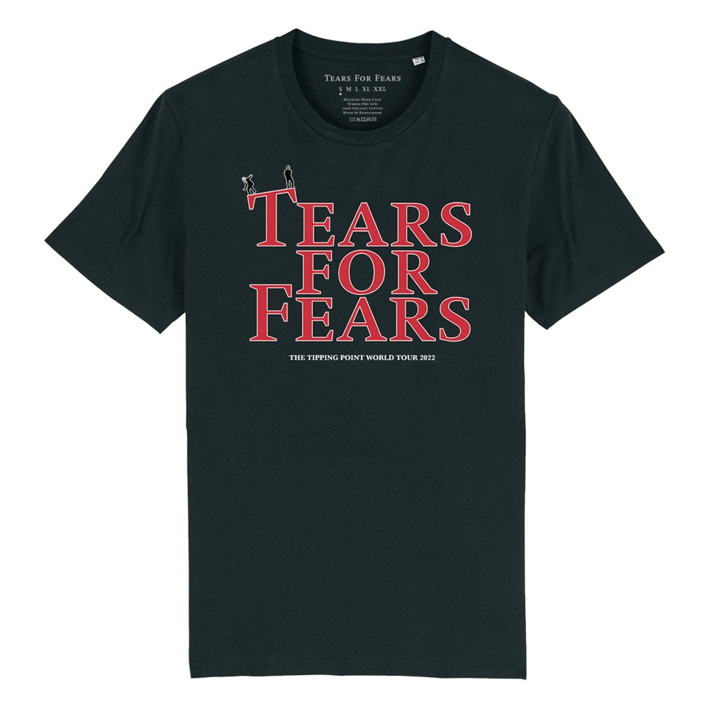 TEARS FOR FEARS 2022 TOUR BLACK TEE Tears For Fears UK