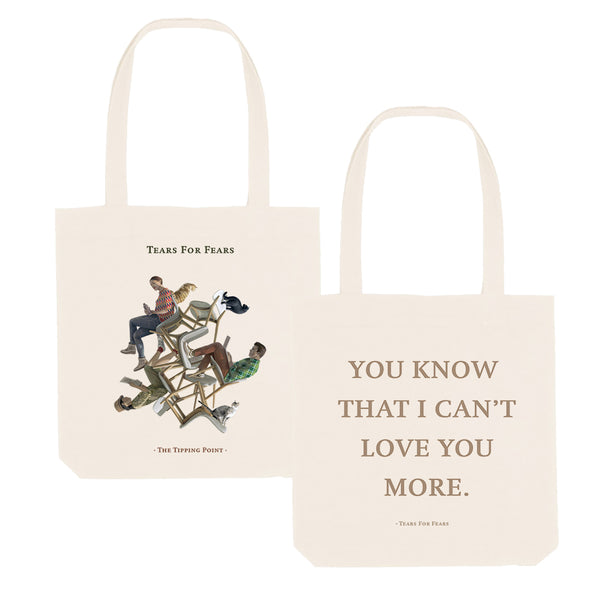 THE TIPPING POINT ALBUM SPIRAL NATURAL TOTE BAG
