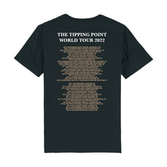 THE TIPPING POINT SPIRAL TOUR 2022 BLACK TEE