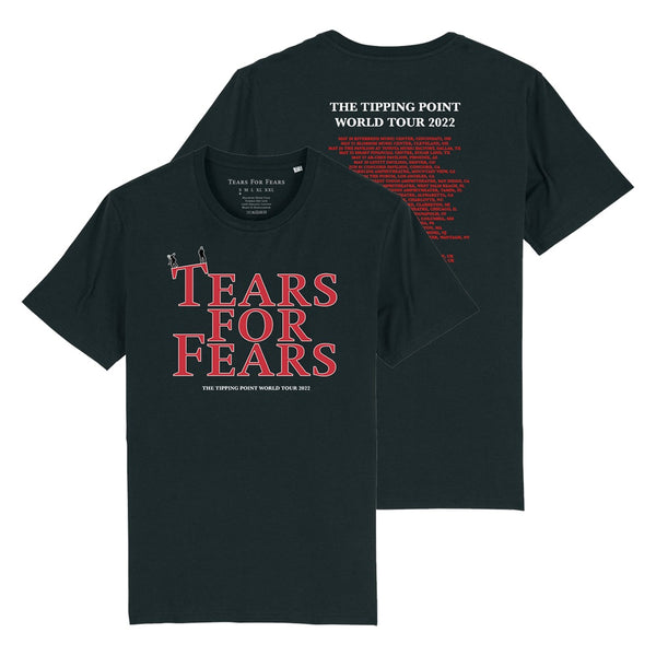TEARS FOR FEARS 2022 TOUR BLACK TEE SALE Tears For Fears UK